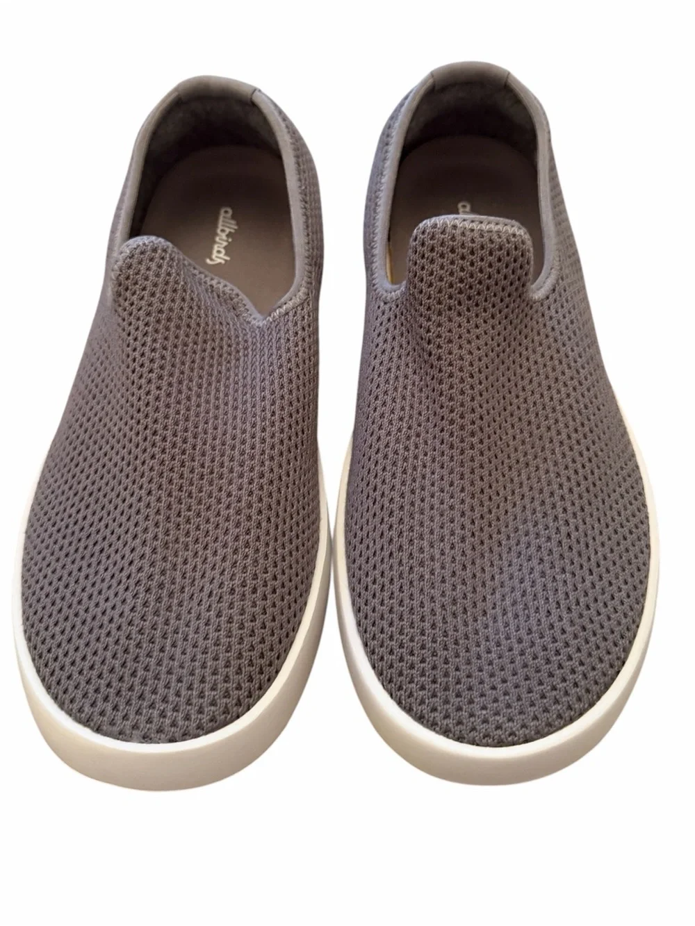 Allbirds Tree Loungers Men’s 9 Gray Slip On Sneakers Eucalyptus Knit Comfort